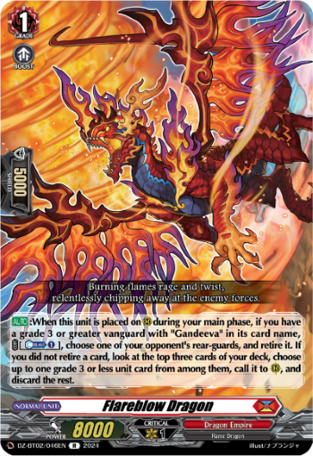 DZ-BT02/046EN Flareblow Dragon R