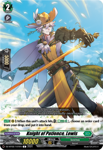 DZ-BT02/107EN Knight of Patience, Lewis C