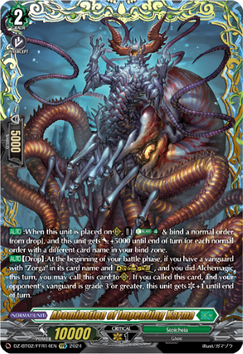 DZ-BT02/FFR14EN Abomination of Impending Karma FFR