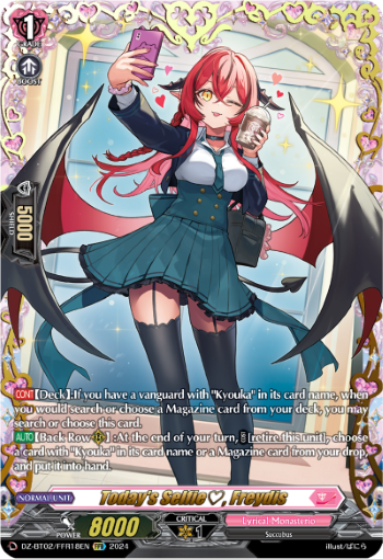 DZ-BT02/FFR18EN Today's Selfie♡, Freydis FFR