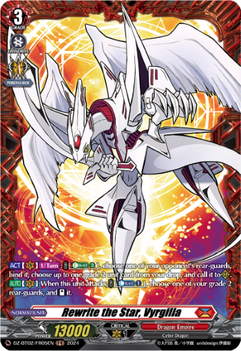 DZ-BT02/FR05EN Rewrite the Star, Vyrgilla FR