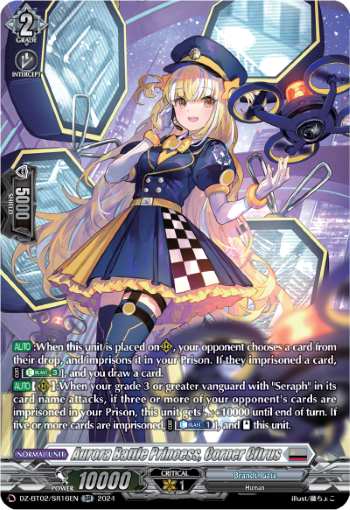 DZ-BT02/SR16EN Aurora Battle Princess, Corner Citrus SR