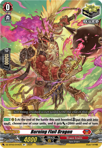 DZ-BT03/044EN Burning Flail Dragon R+