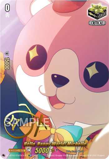 DZ-BT03/EX25EN-S Hello, Happy World! Michelle EX DZBT03