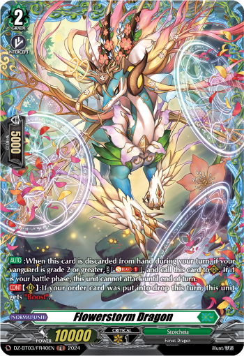 DZ-BT03/FR40EN Flowerstorm Dragon FR