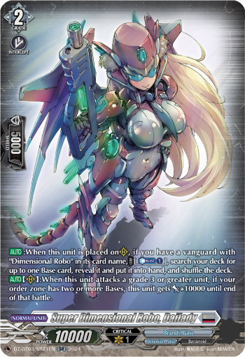 DZ-BT03/SR21EN Super Dimensional Robo, Dailady SR