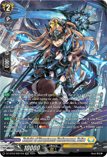 DZ-BT03/SR27EN Knight of Abruptness Undercover, Deira SR