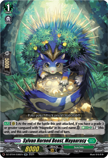 DZ-BT04/036EN Sylvan Horned Beast, Mayaarasy RR