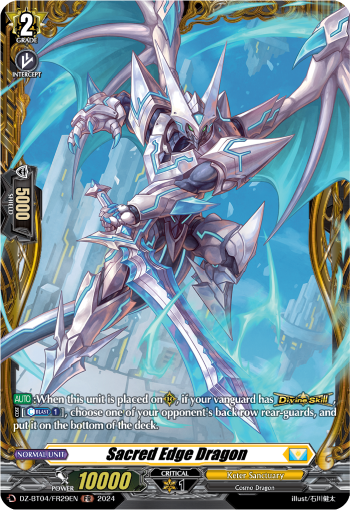 DZ-BT04/FR29EN Sacred Edge Dragon FR