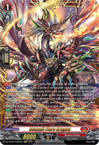 DZ-BT05/FFR03EN Summit Flare Dragon FFR