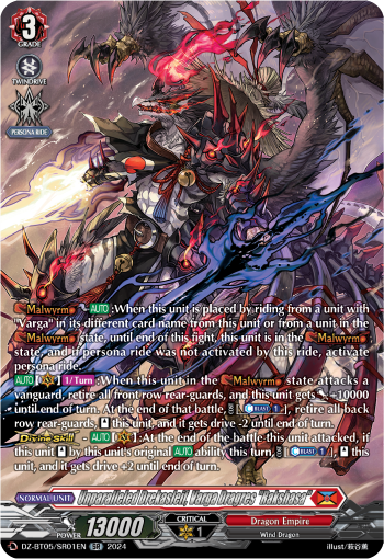 DZ-BT05/SR01EN Unparalleled Drekasleif, Varga Dragres "Rakshasa" SR