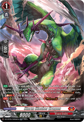 DZ-BT05/SR06EN Storm Slasher Dragon SR