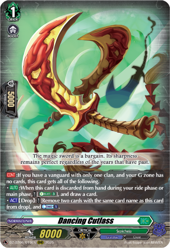 DZ-BT06/019EN Dancing Cutlass RRR