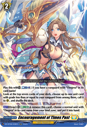 DZ-BT06/038EN Encouragement of Times Past RR