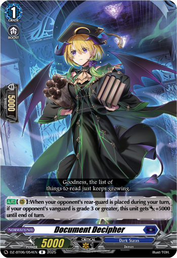 DZ-BT06/054EN Document Decipher R