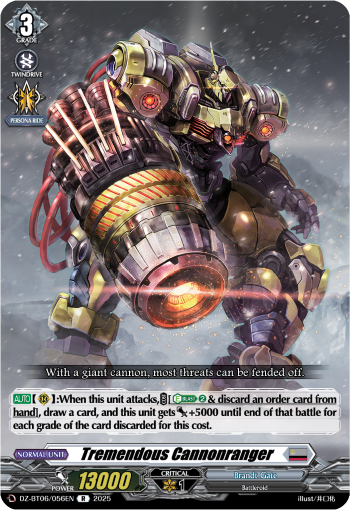 DZ-BT06/056EN Tremendous Cannonranger R