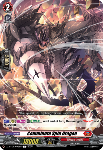 DZ-BT06/072EN Comminute Spin Dragon C