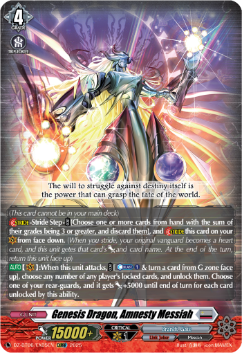 DZ-BT06/EX05EN Genesis Dragon, Amnesty Messiah EXRRR