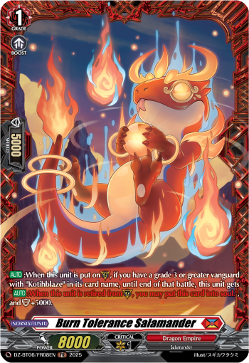 DZ-BT06/FR08EN Burn Tolerance Salamander FR