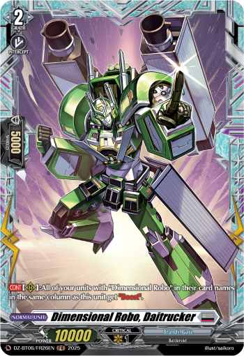 DZ-BT06/FR26EN Dimensional Robo, Daitrucker FR