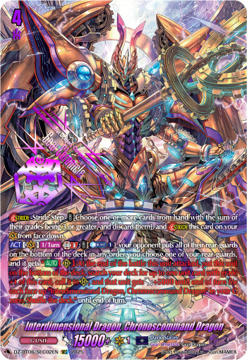 DZ-BT06/SEC02EN Interdimensional Dragon, Chronoscommand Dragon SEC