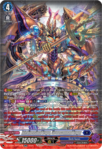DZ-BT06/SR10EN Interdimensional Dragon, Chronoscommand Dragon SR