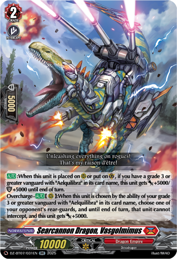 DZ-BT07/031EN Searcannon Dragon, Vasgolmimus RR