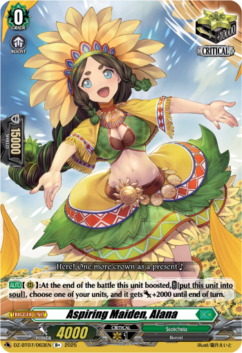 DZ-BT07/063EN Aspiring Maiden, Alana R+