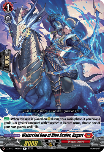 DZ-BT07/068EN Waterclad Bow of Blue Scales, Bogart R