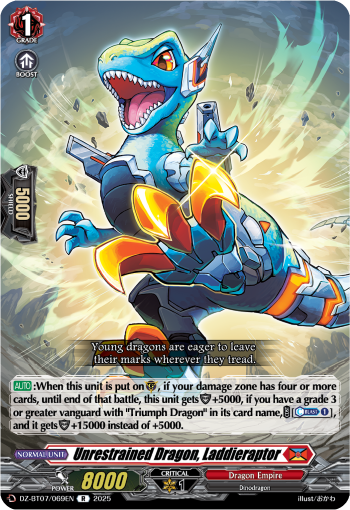 DZ-BT07/069EN Unrestrained Dragon, Laddieraptor R