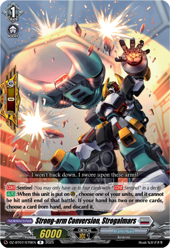 DZ-BT07/079EN Strong-arm Conversion, Strogalmars R