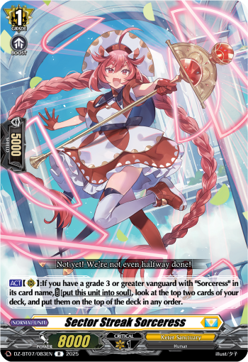 DZ-BT07/083EN Sector Streak Sorceress R