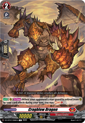 DZ-BT07/098EN Cragblow Dragon C