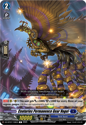 DZ-BT07/108EN Centuries Permanence Gear Vogel C