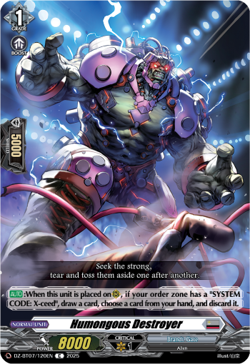 DZ-BT07/120EN Humongous Destroyer C