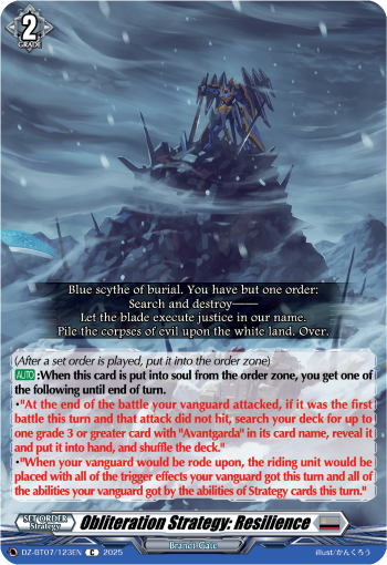 DZ-BT07/123EN Obliteration Strategy: Resilience C