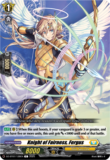 DZ-BT07/128EN Knight of Fairness, Fergus C