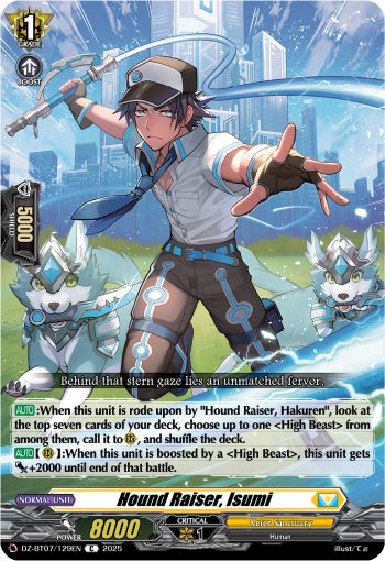 DZ-BT07/129EN Hound Raiser, Isumi C