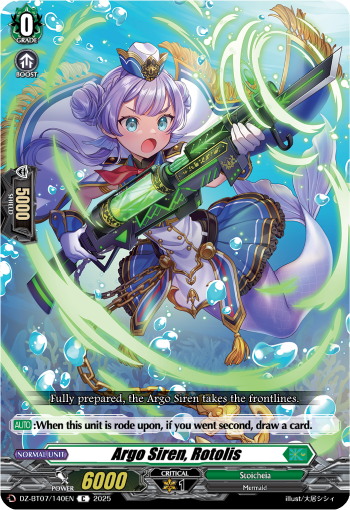DZ-BT07/140EN Argo Siren, Rotolis C