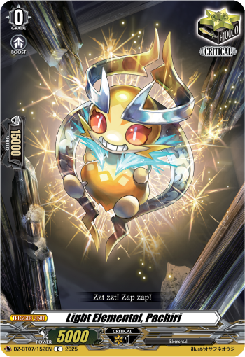 DZ-BT07/152EN Light Elemental, Pachiri C