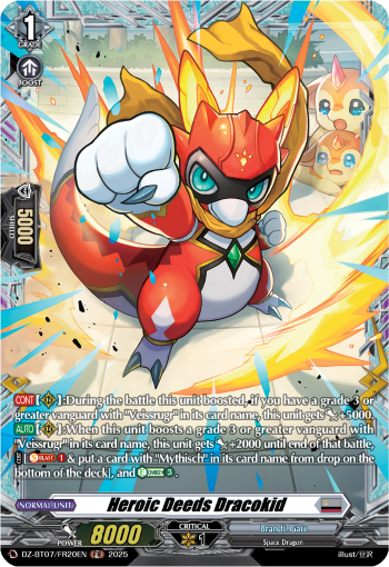 DZ-BT07/FR20EN Heroic Deeds Dracokid FR
