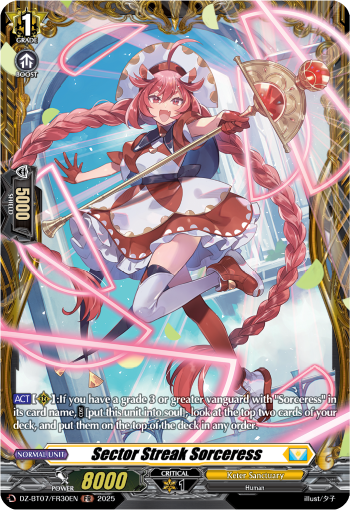 DZ-BT07/FR30EN Sector Streak Sorceress FR