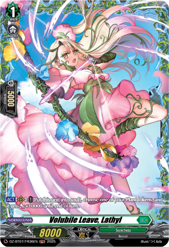 DZ-BT07/FR36EN Volubile Leave, Lathyl FR