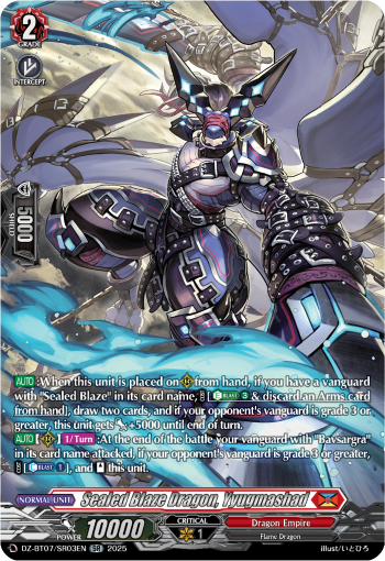 DZ-BT07/SR03EN Sealed Blaze Dragon, Yyugmashad SR