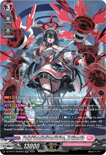 DZ-BT07/SR36EN PolyPhonicOverDrive, Artisaria SR