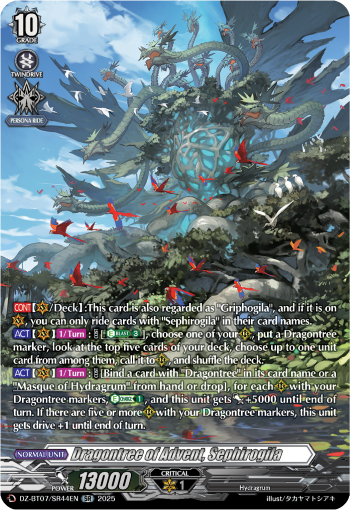 DZ-BT07/SR44EN Dragontree of Advent, Sephirogila SR