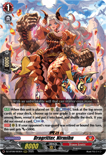 DZ-BT08/003EN Dragritter, Nirmihn RRR DZBT08