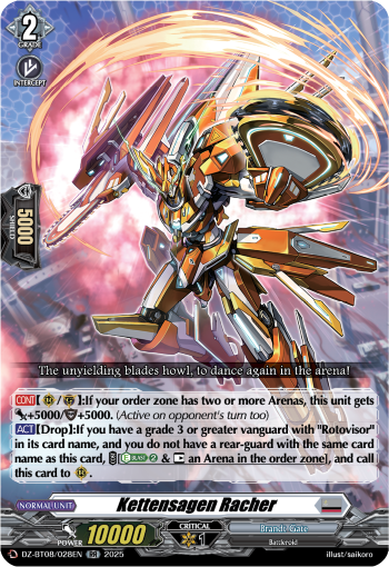 DZ-BT08/028EN Kettensagen Racher RR DZBT08