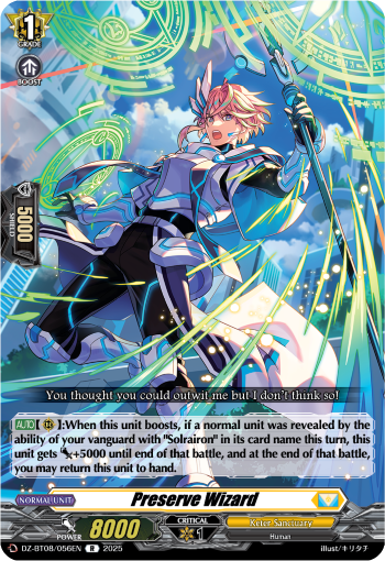 DZ-BT08/056EN Preserve Wizard R DZBT08