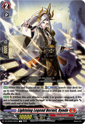 DZ-BT08/070EN Lightning Legend Hermit, Ryodo C DZBT08